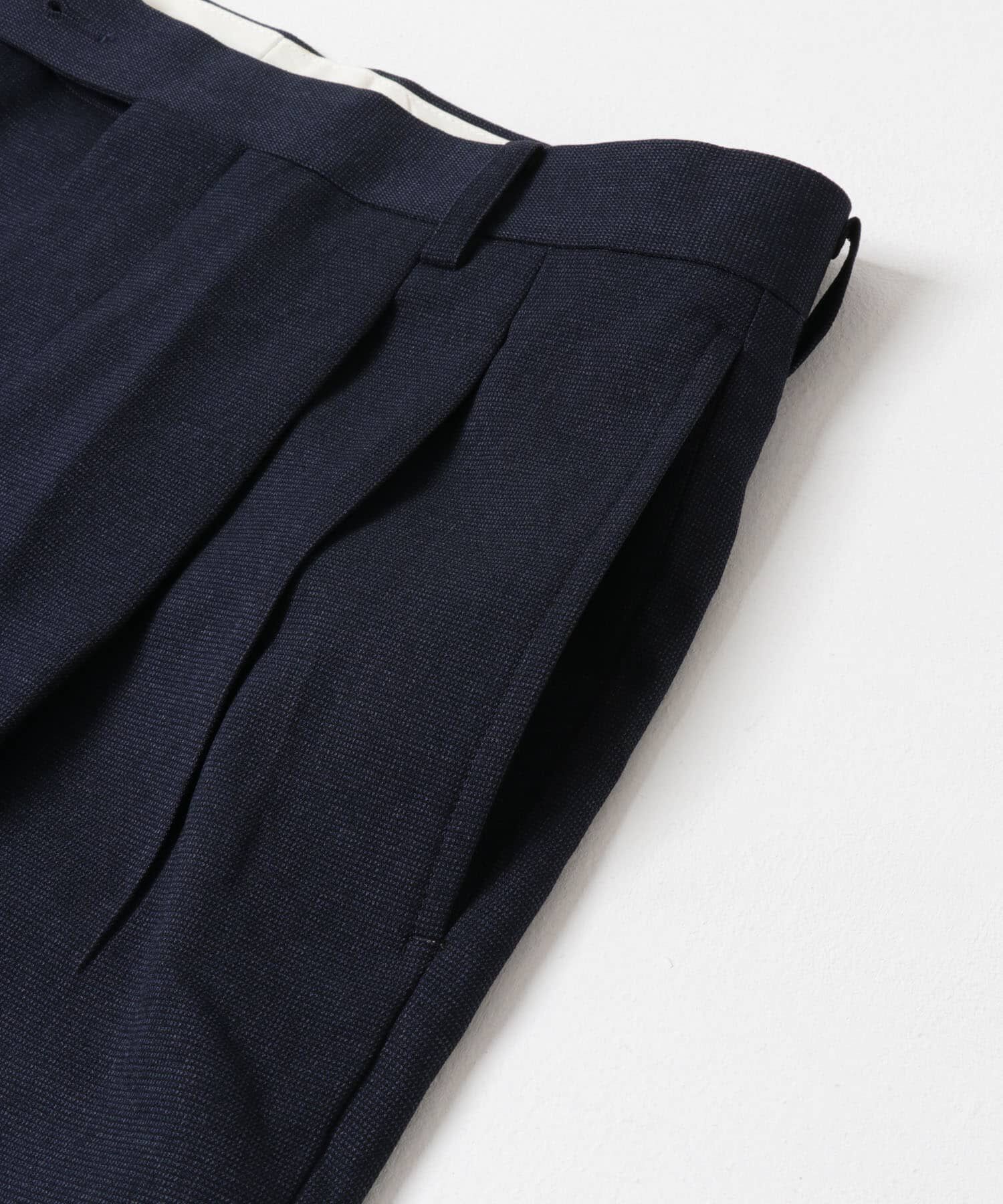 URBAN RESEARCH DOORS「LIFE STYLE TAILOR　ピンヘッドツイルストレッチ2タックパンツ」|スラックス|