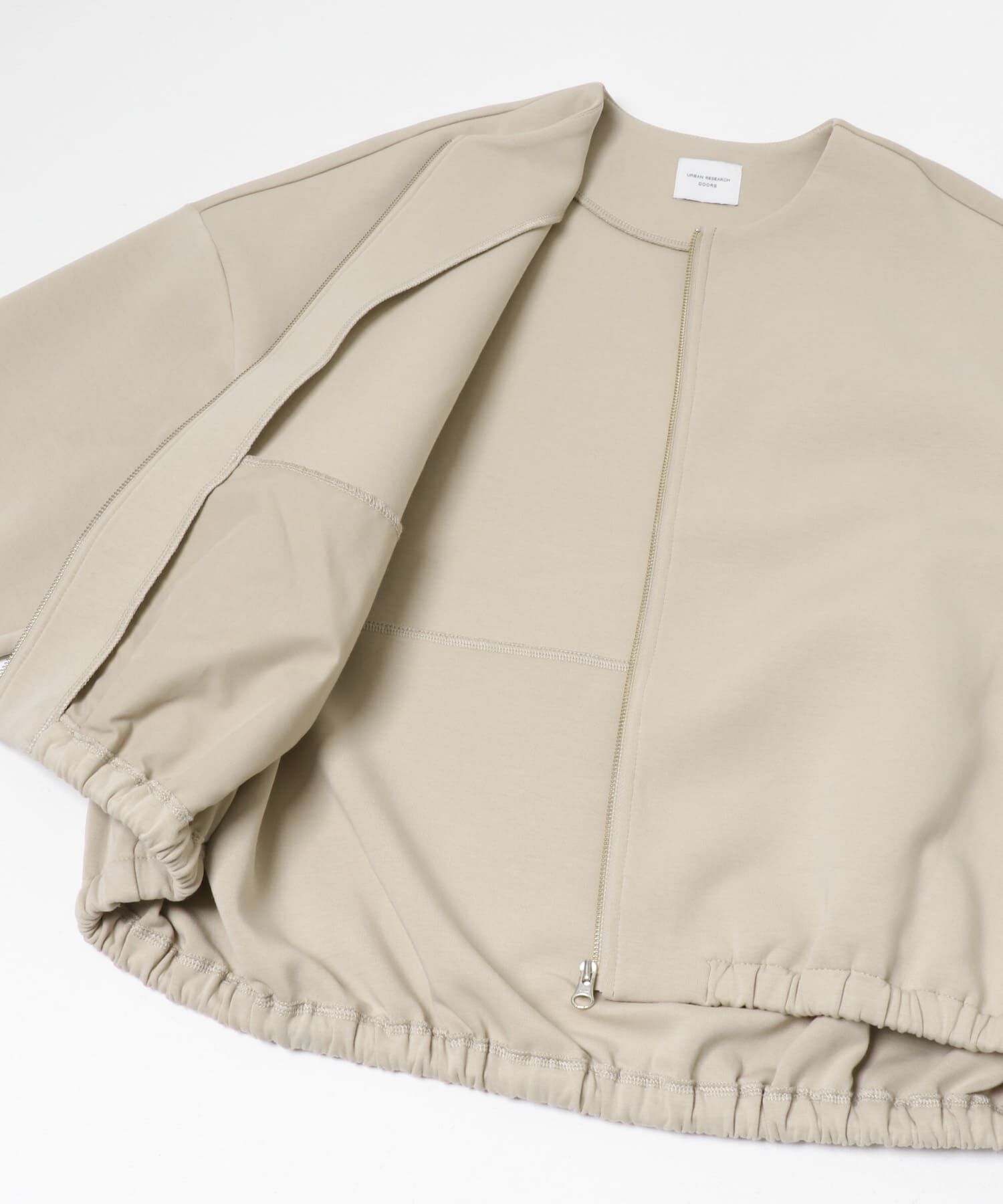 URBAN RESEARCH DOORS「ダンボールZIPカーディガン 26AW」|カーディガン|