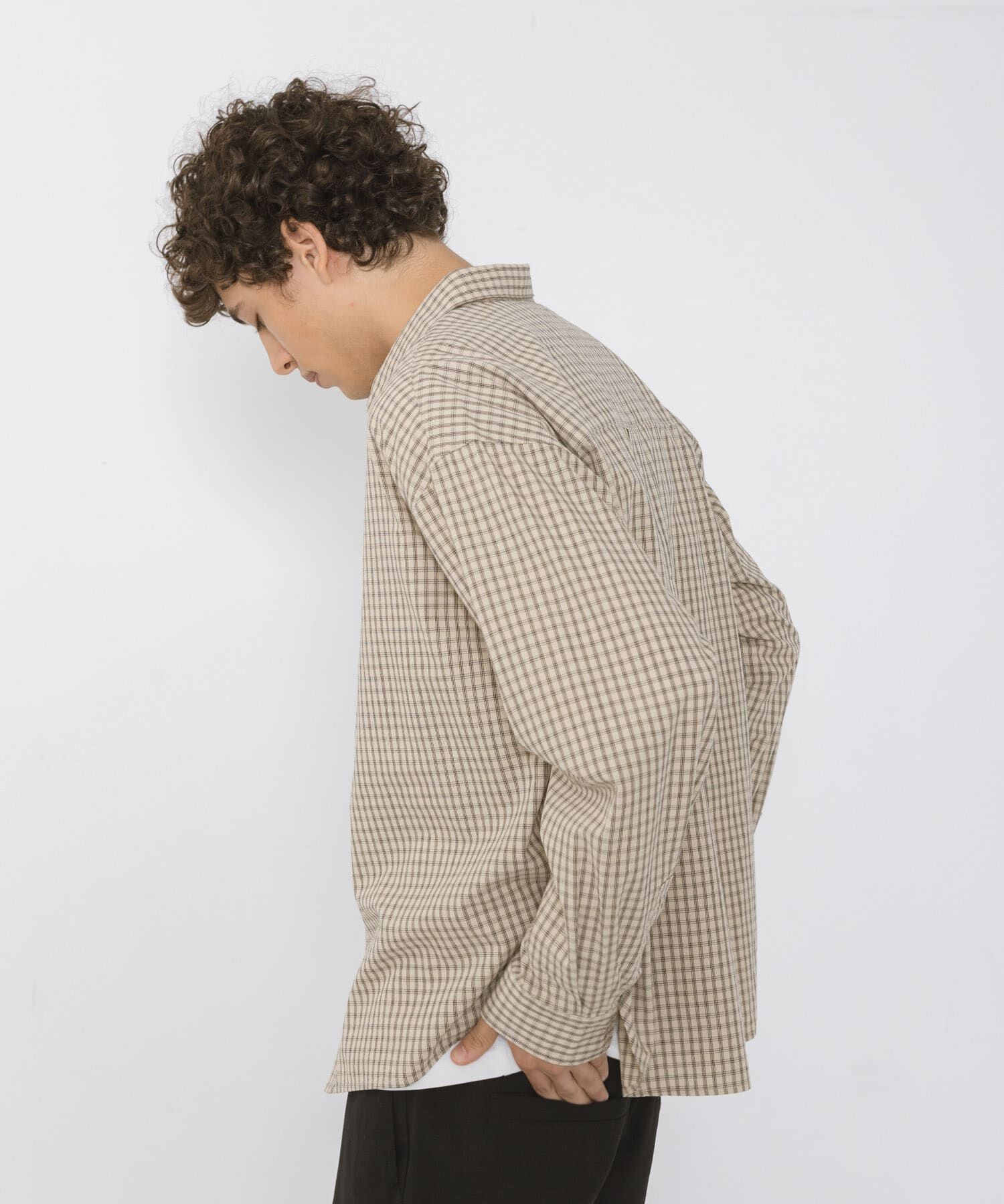 Sonny Label 「サンドウォッシュチェックレギュラーシャツ」|シャツ・ブラウス|