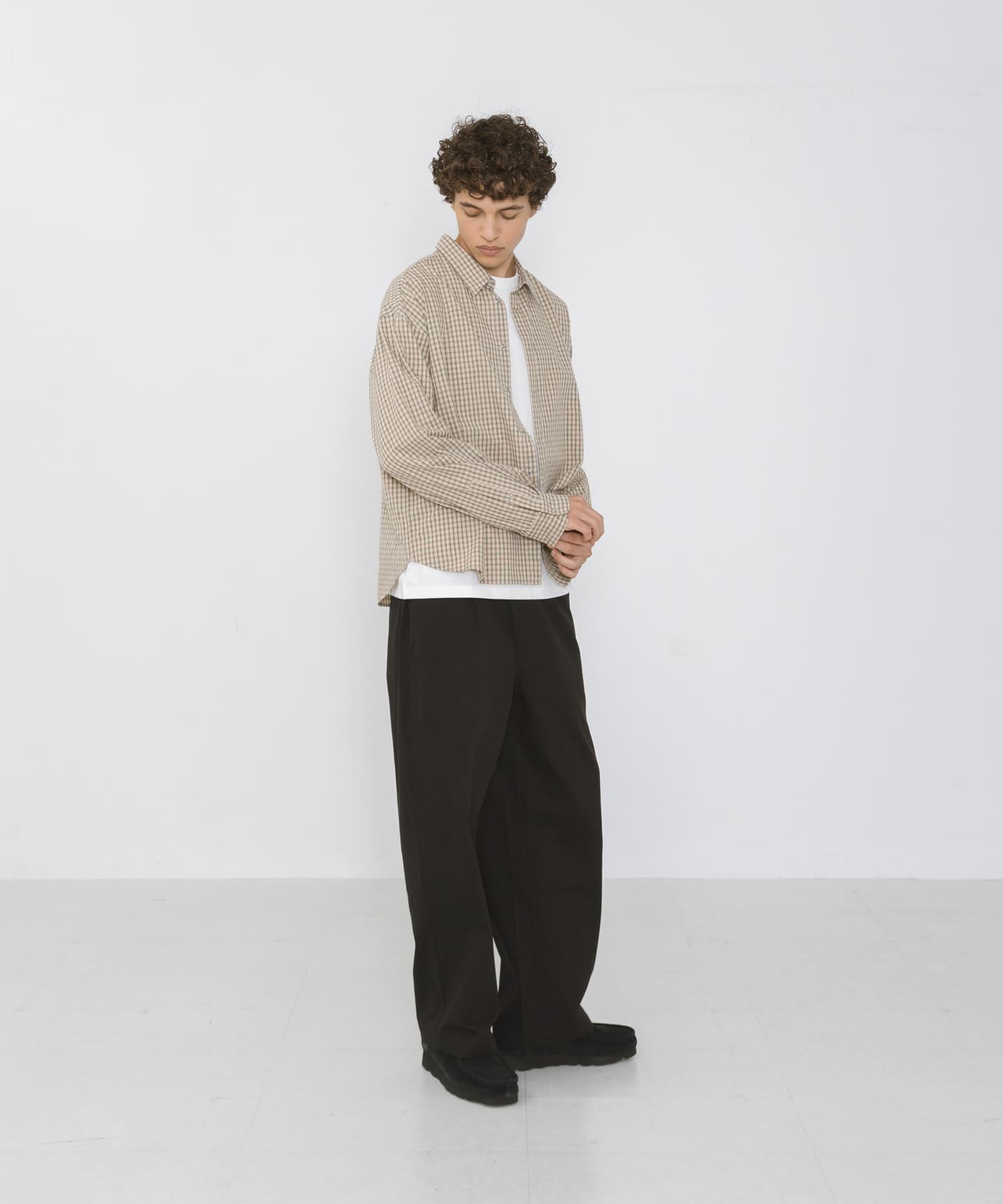 Sonny Label 「サンドウォッシュチェックレギュラーシャツ」|シャツ・ブラウス|