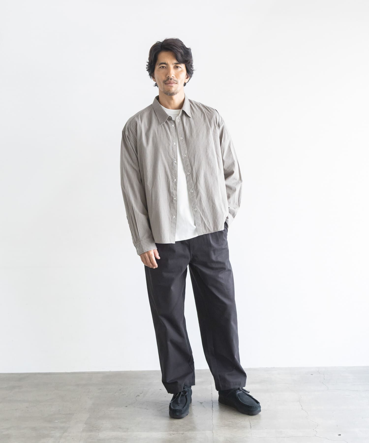 Sonny Label 「サンドウォッシュチェックレギュラーシャツ」|シャツ・ブラウス|