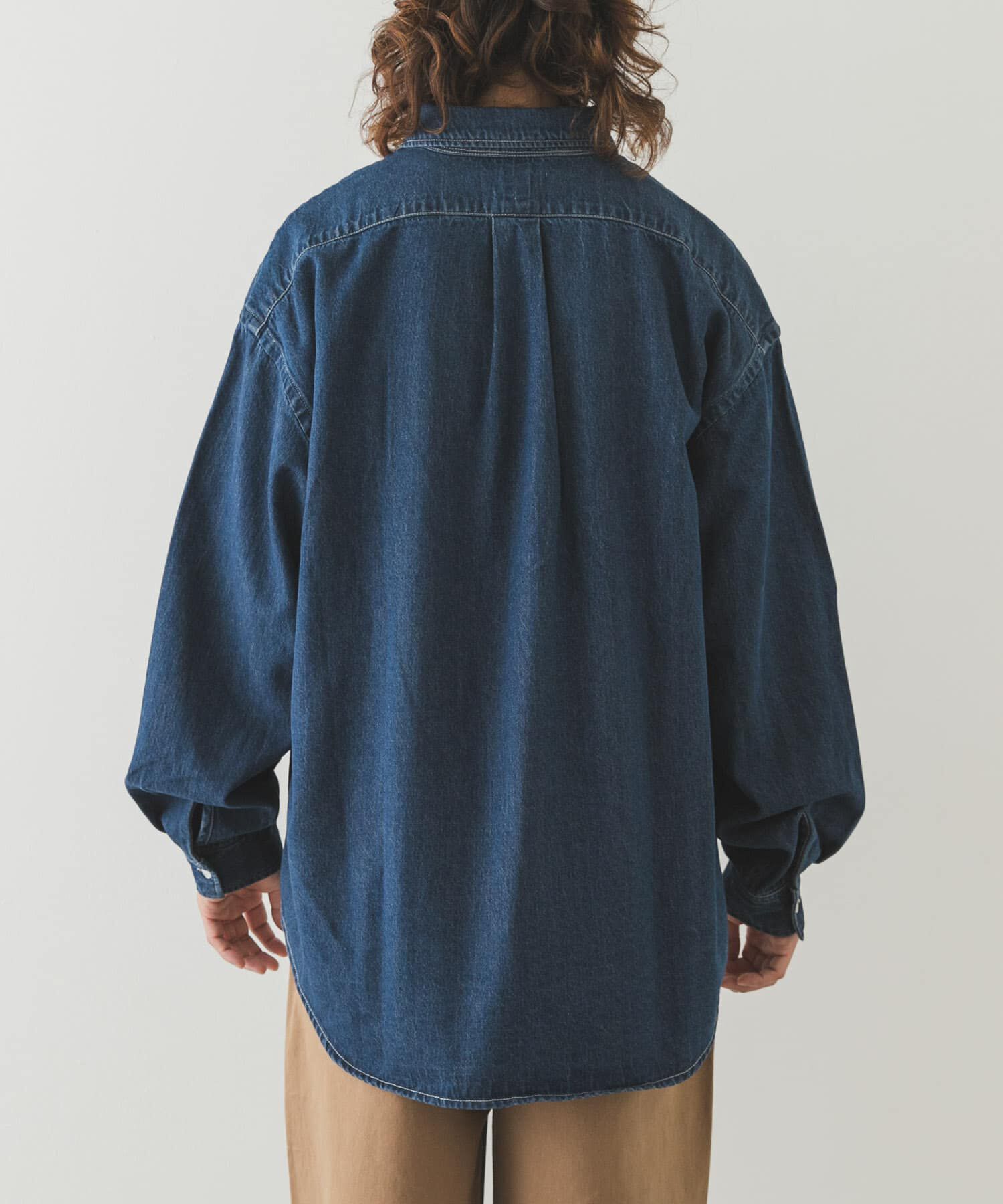 Sonny Label 「オーバーサイズデニムボタンダウンシャツ」|シャツ・ブラウス|
