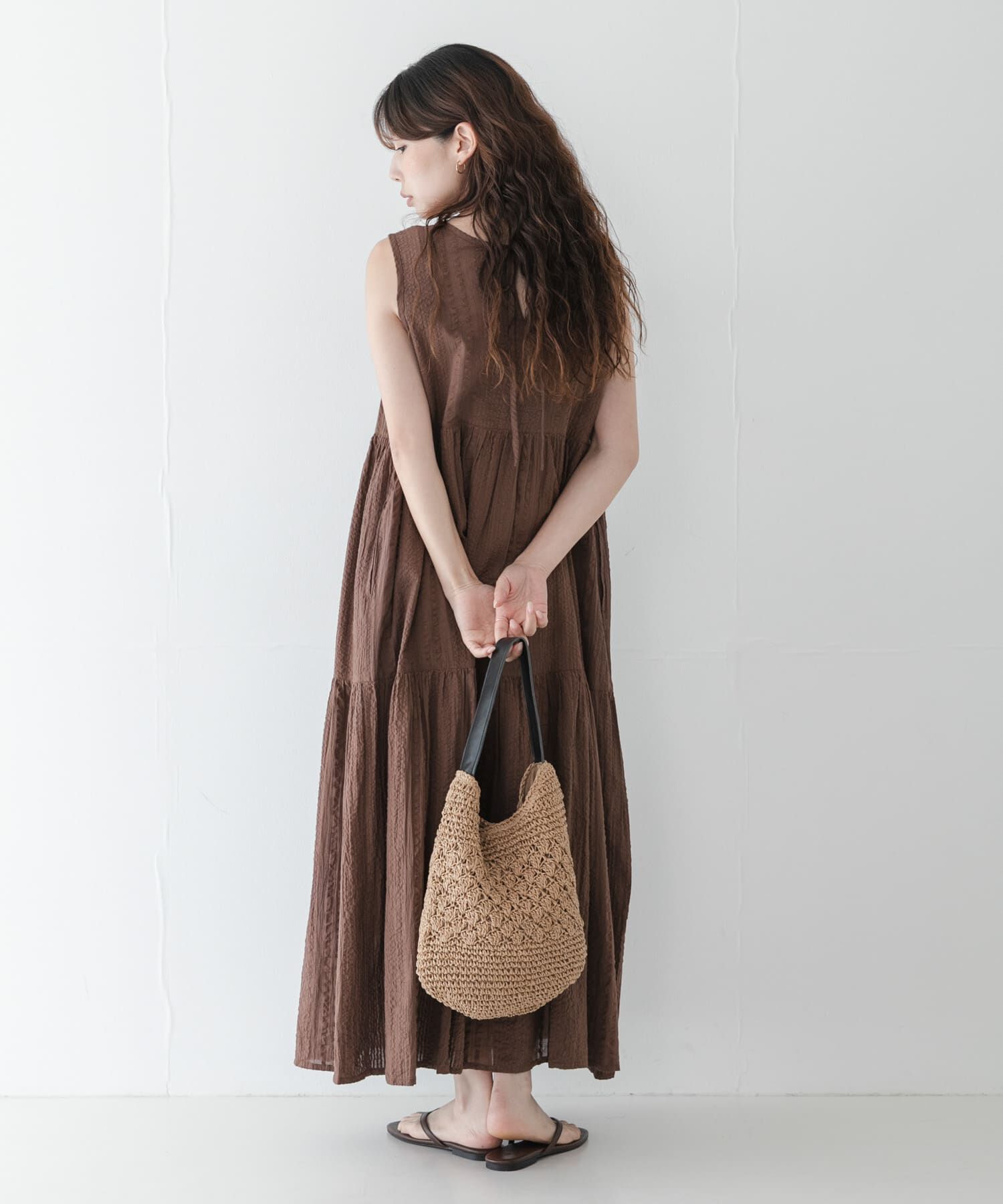 Sonny Label 「コットンティアードサッカーワンピース」|ワンピース|