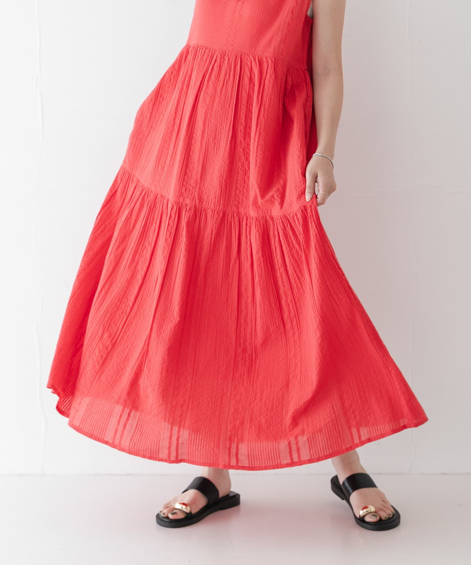 Sonny Label 「コットンティアードサッカーワンピース」|ワンピース|