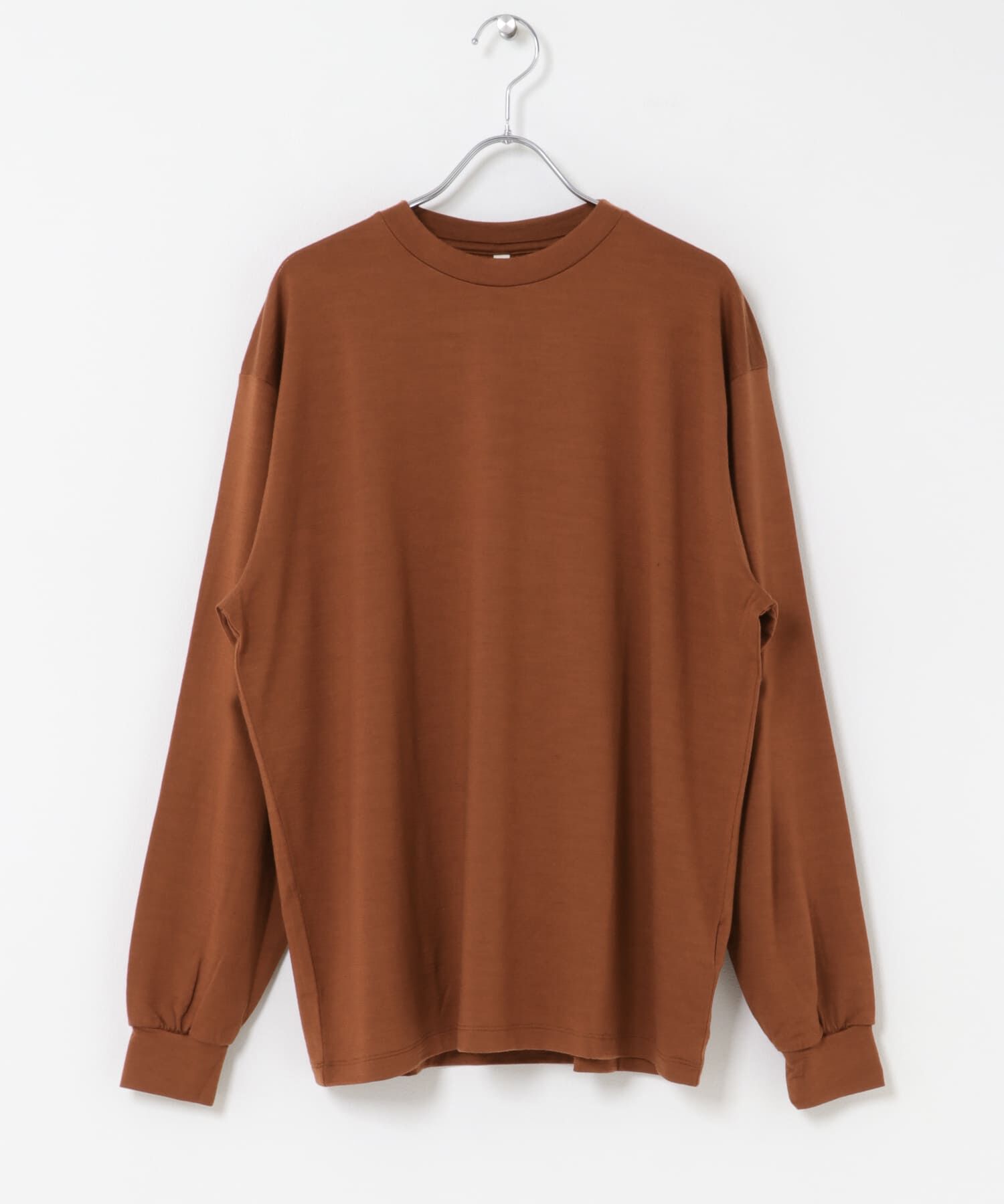 URBAN RESEARCH DOORS「Washable Wool Crew-Neck Long-Sleeve T-shirts」|Tシャツ・カットソー|