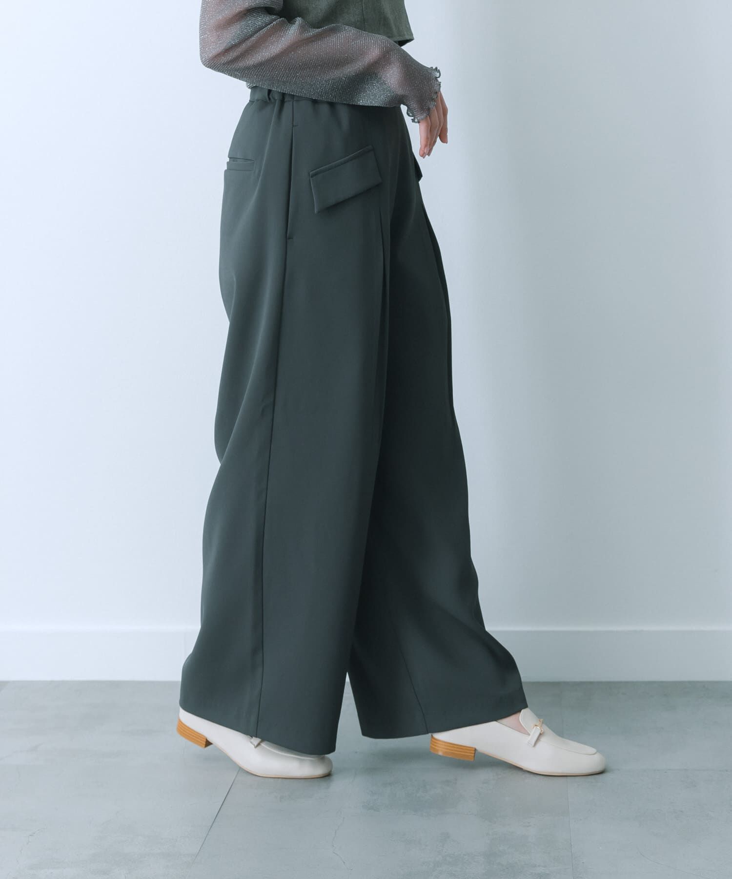 SENSE OF PLACE by URBAN RESEARCH「フラップポケットワイドパンツ」|その他|
