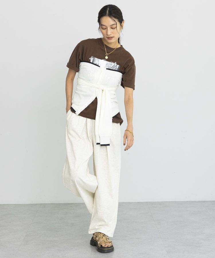GARAGE OF GOOD CLOTHING「【日本製】タックスウェットワイドパンツ」|その他|