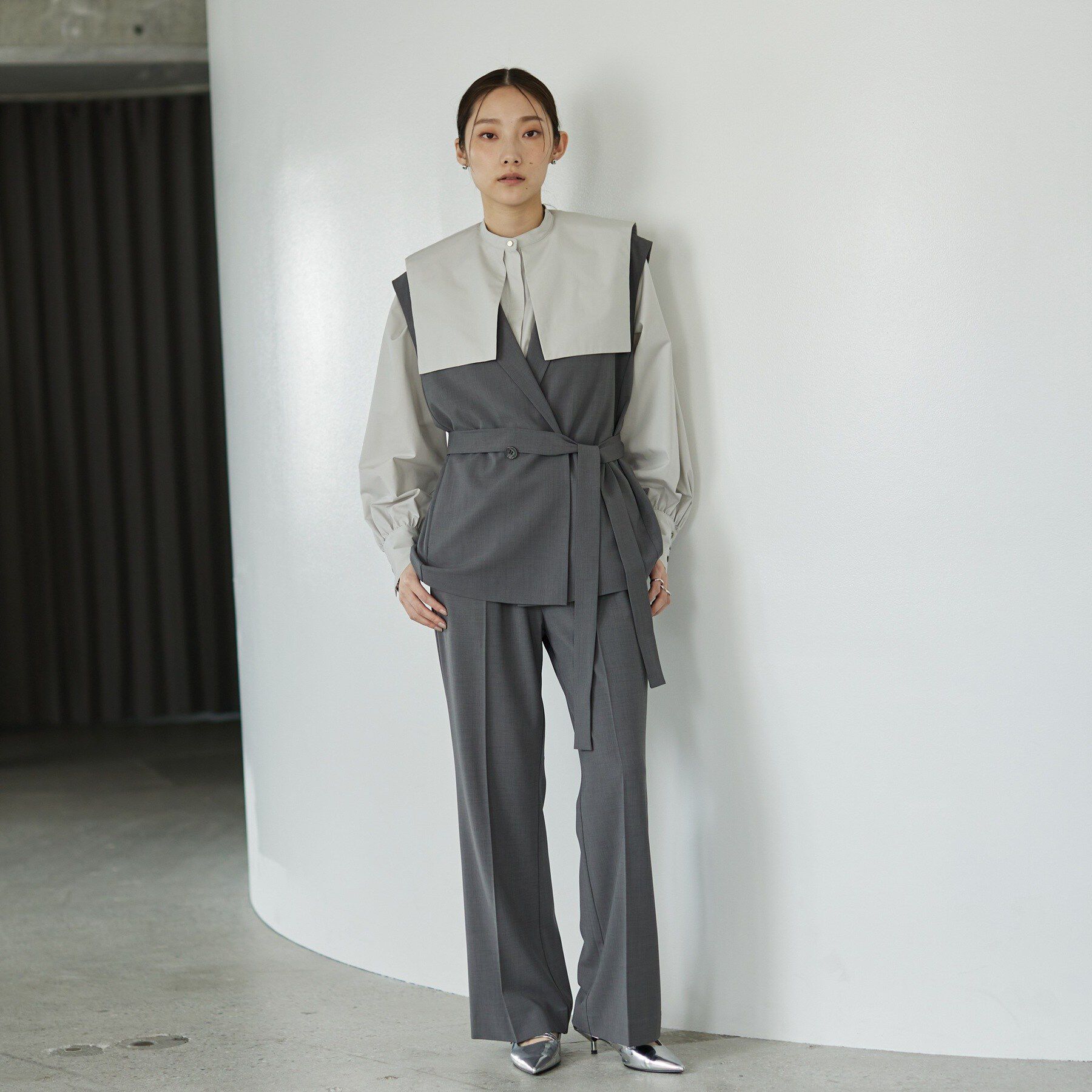 GALLEST「Comfy SET UP｜ストレートフレアパンツ【セットアップ対応／通勤／カセット服／接触冷感／UV」|その他|