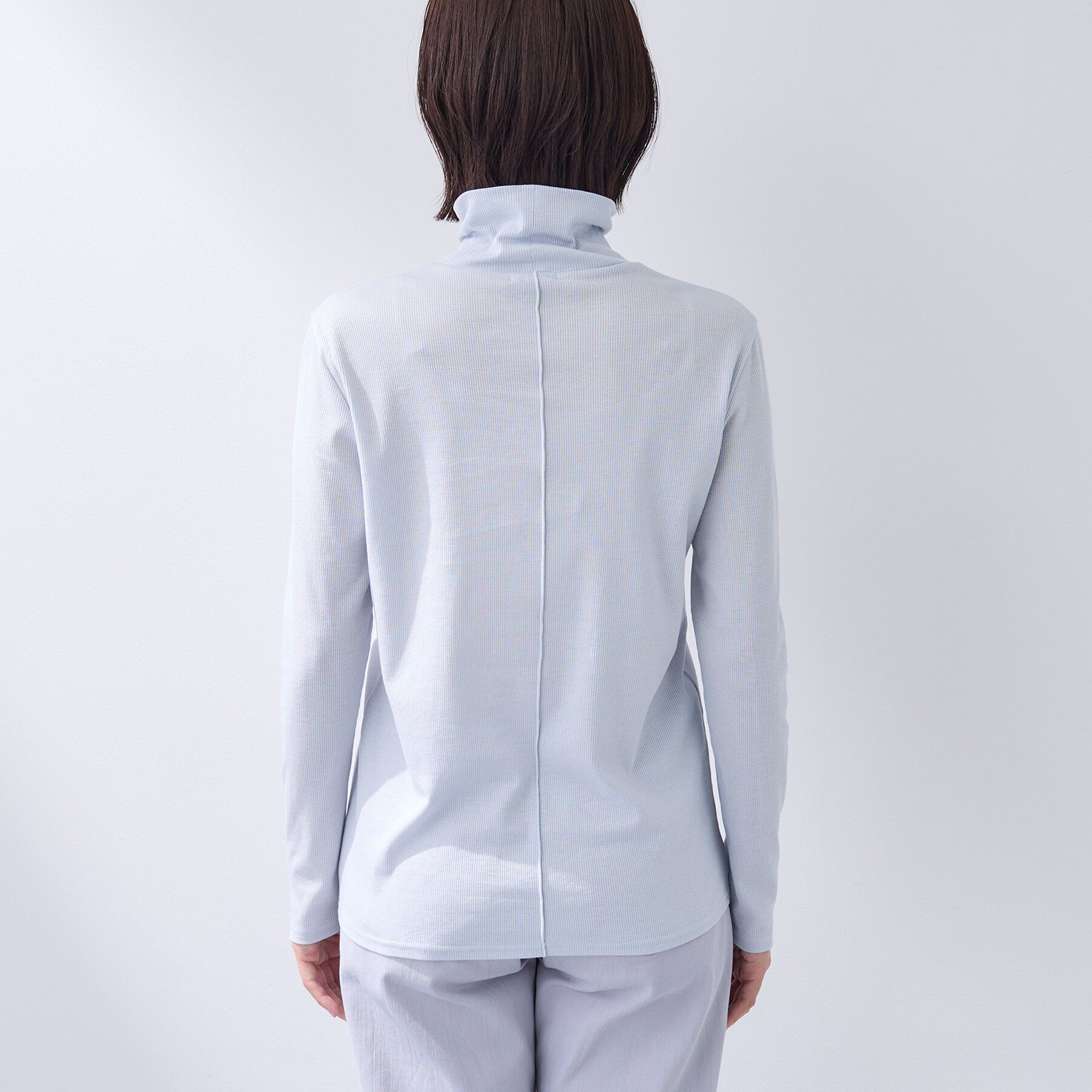 INDIVI「【インナーとして使える／通気性◎】テレコジャージトップス」|Tシャツ・カットソー|
