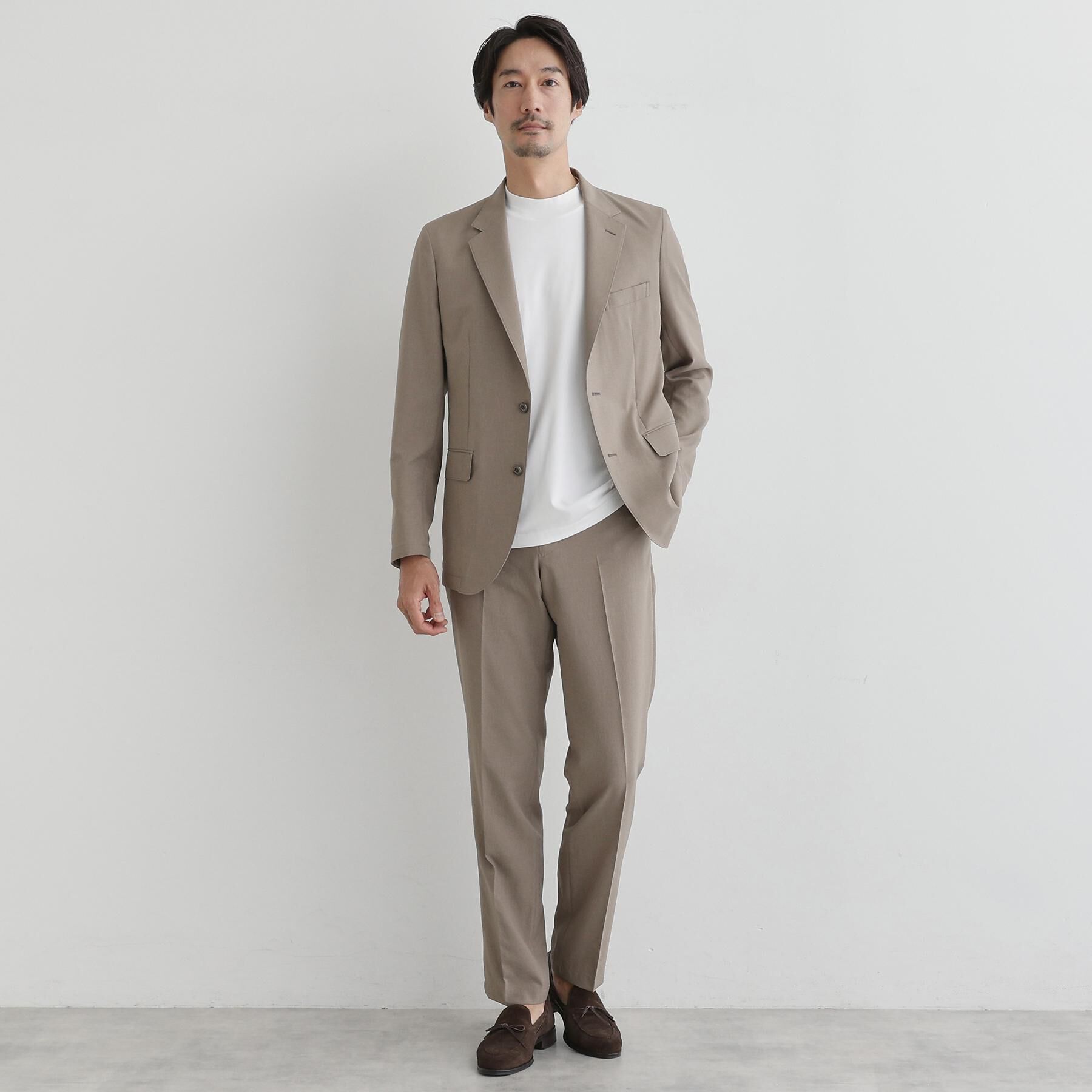 TAKEO KIKUCHI「【COOL CITY WEAR】インドライ天竺モックネック プルオーバー /吸汗速乾」|Tシャツ・カットソー|