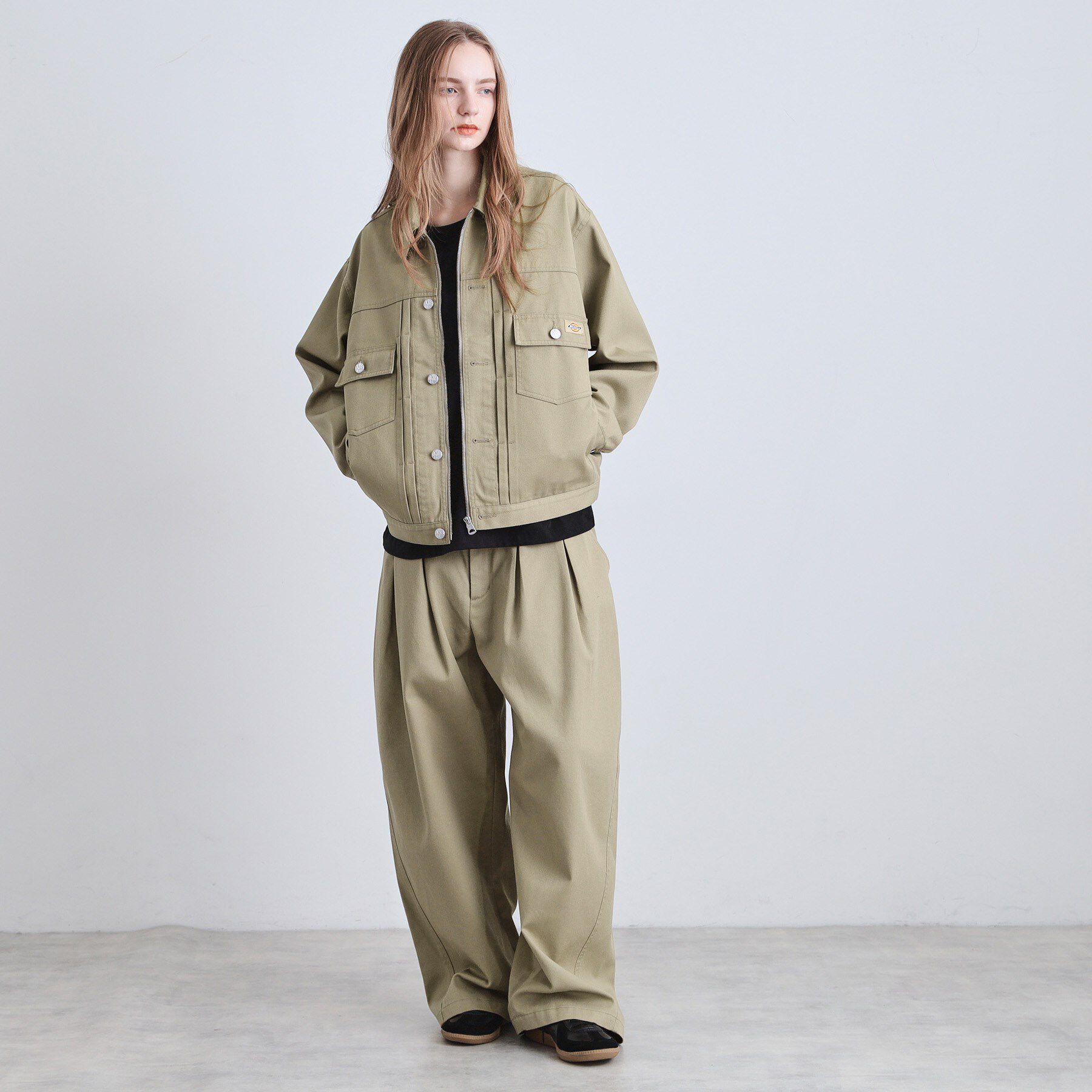 tk.TAKEO KIKUCHI「【別注】Dickiesワークジャケット」|ブルゾン・スタジャン|