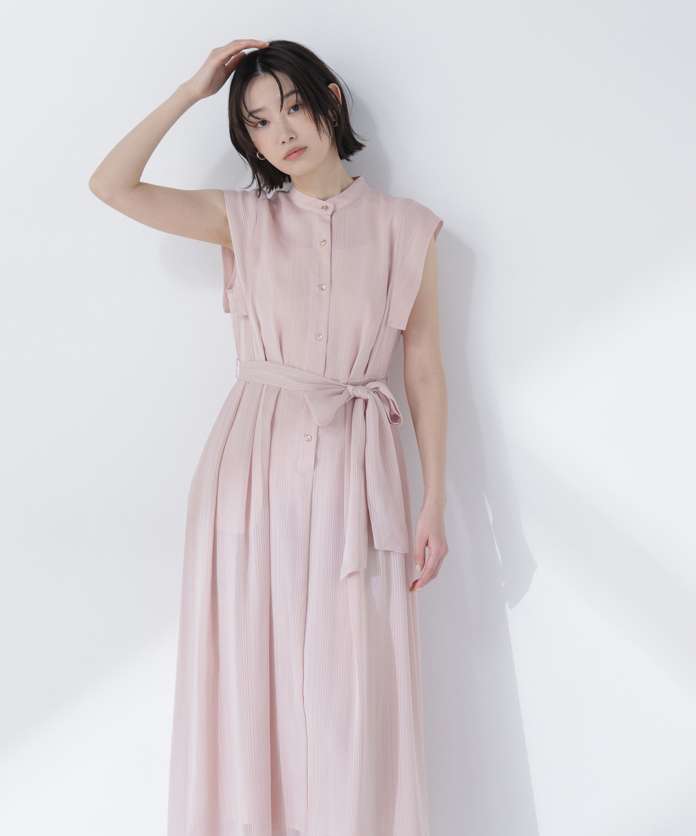  「シャドーストライプワンピース」|ワンピース|