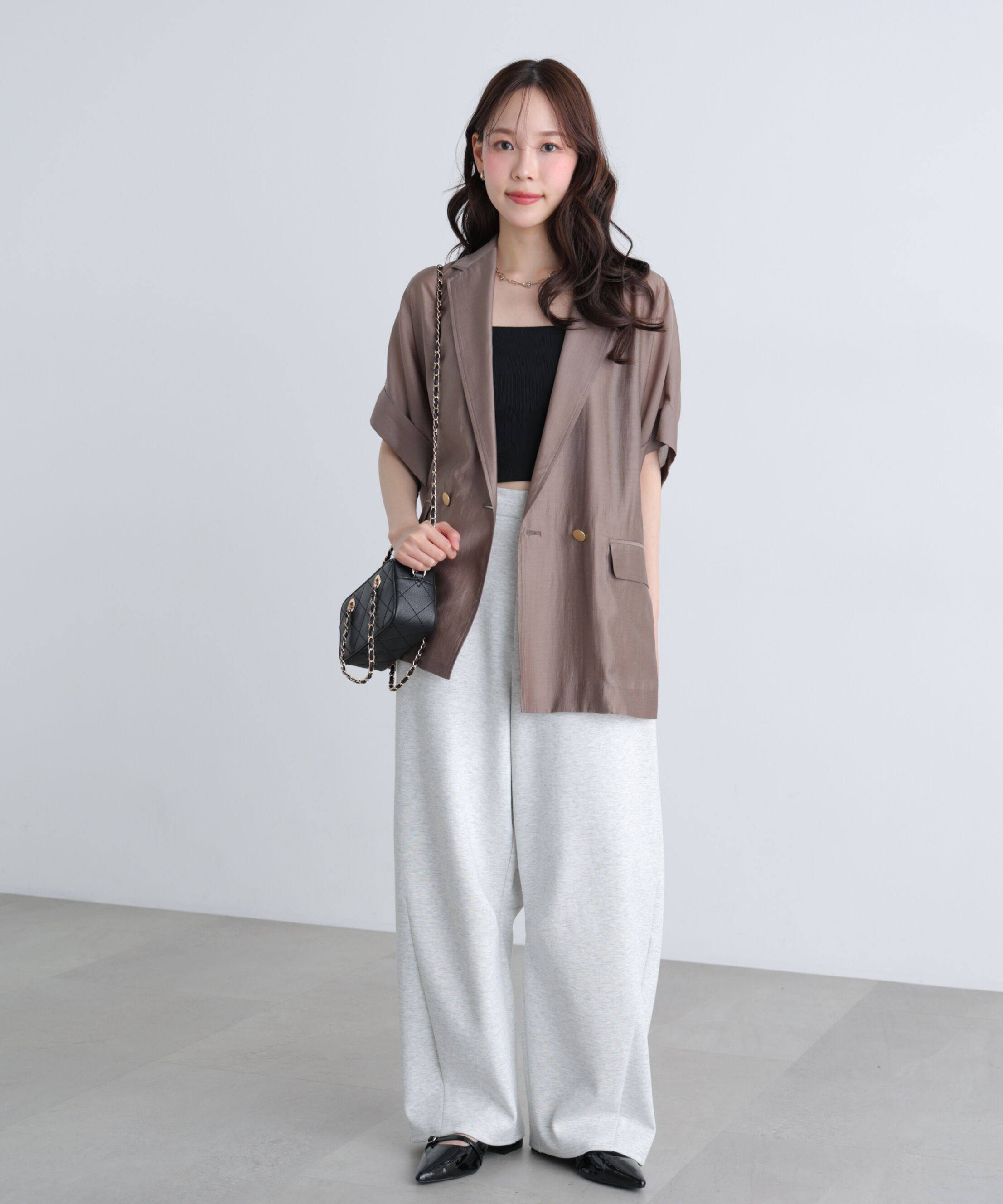  「〈MFM〉金ボタンシアー半袖ジャケット」|その他|