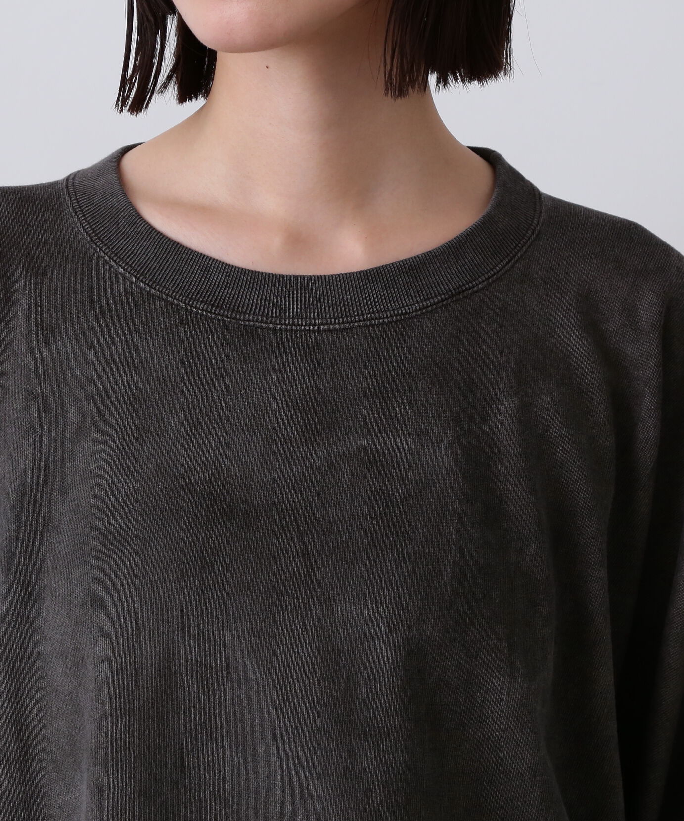 YLEVE 「YLEVE / OPEN END COTTON PIGMENT DYE PULL OVER」|Tシャツ・カットソー|