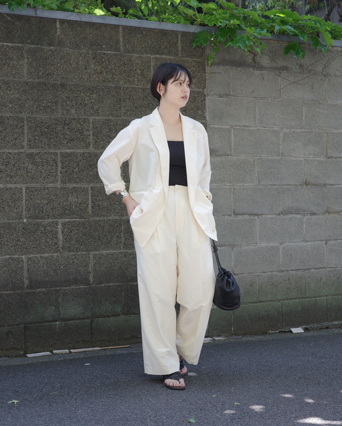 YLEVE 「YLEVE / SILK COTTON CLOTH BIO SUEDE JACKET」|その他|