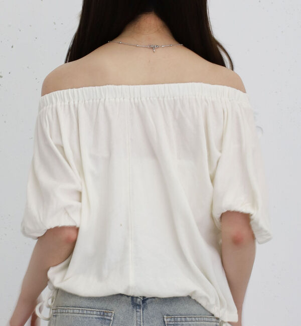 archives「シアー裏毛ギャザーオフショルＴＯＰＳ」|Tシャツ・カットソー|