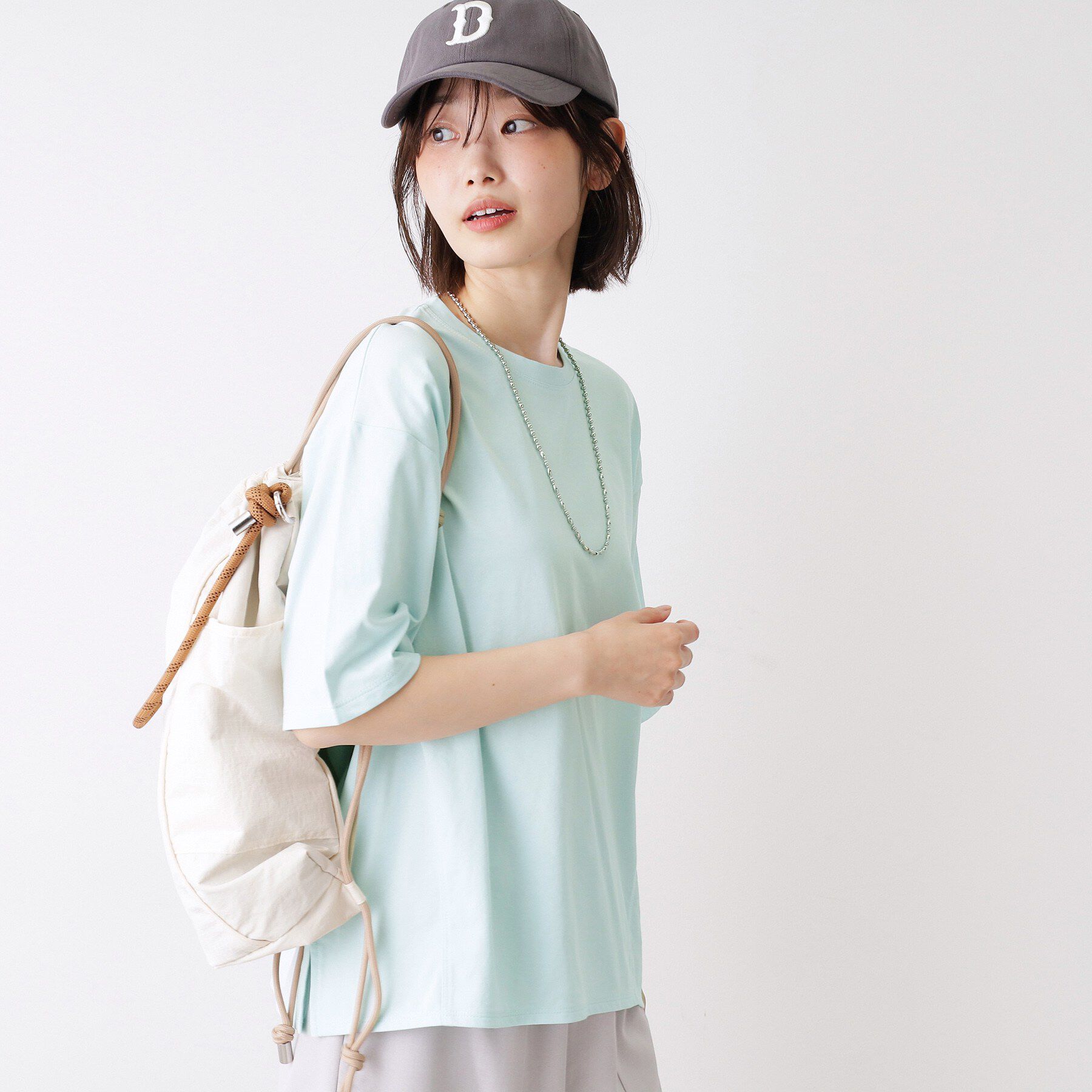 Dessin「【UVカット/接触冷感】プレーティングTシャツ」|Tシャツ・カットソー|