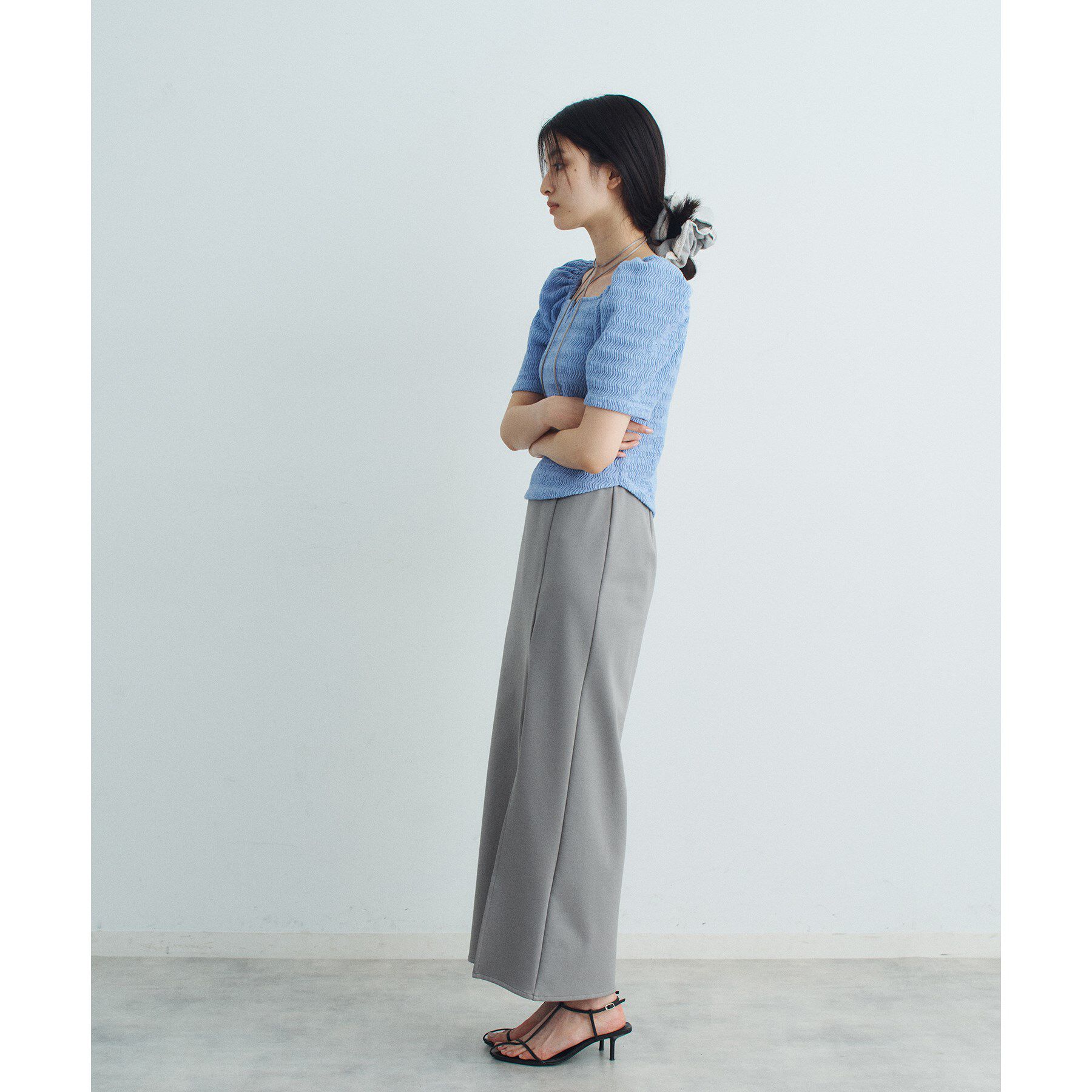 CODE A「slit jersey skirt」|スカート|