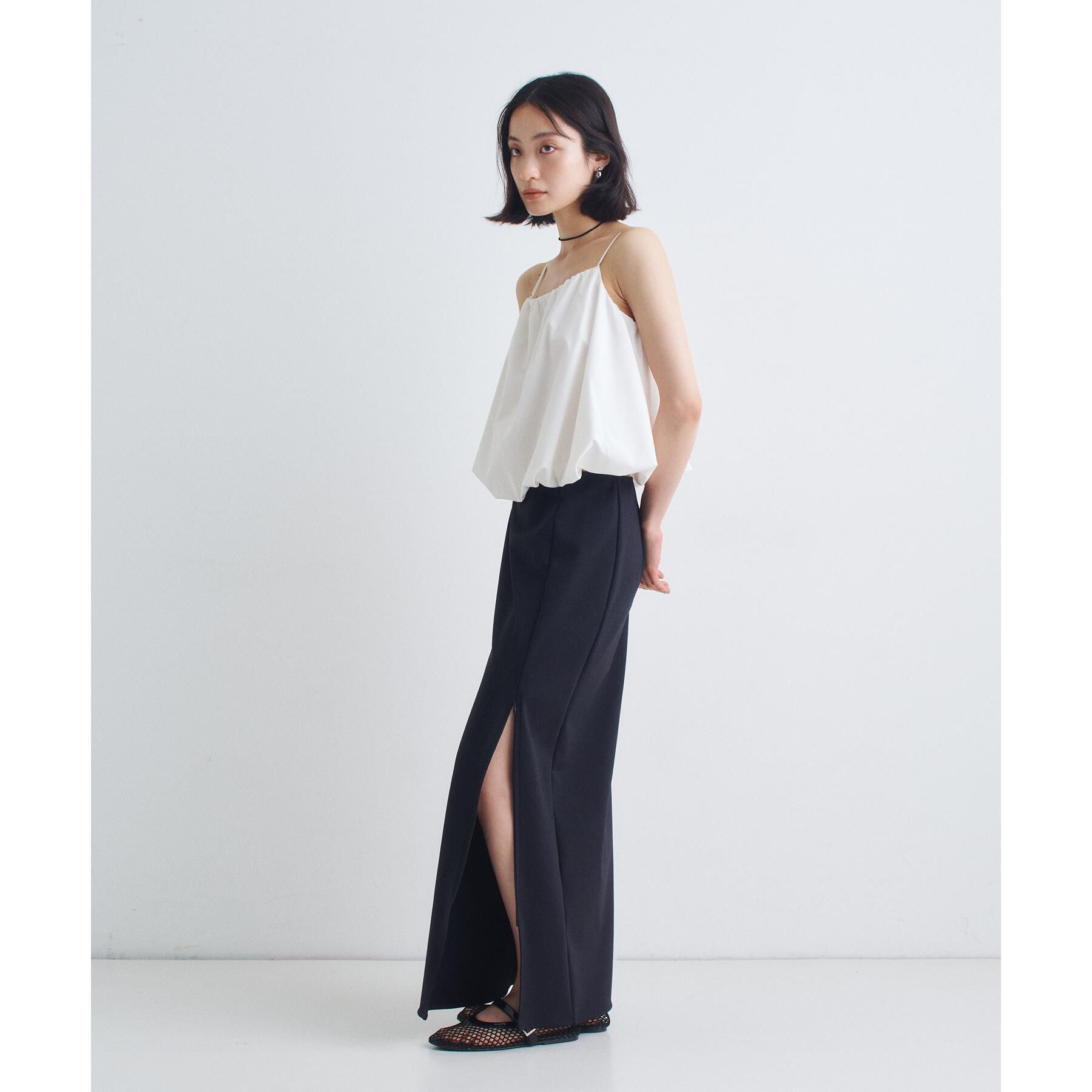 CODE A「slit jersey skirt」|スカート|