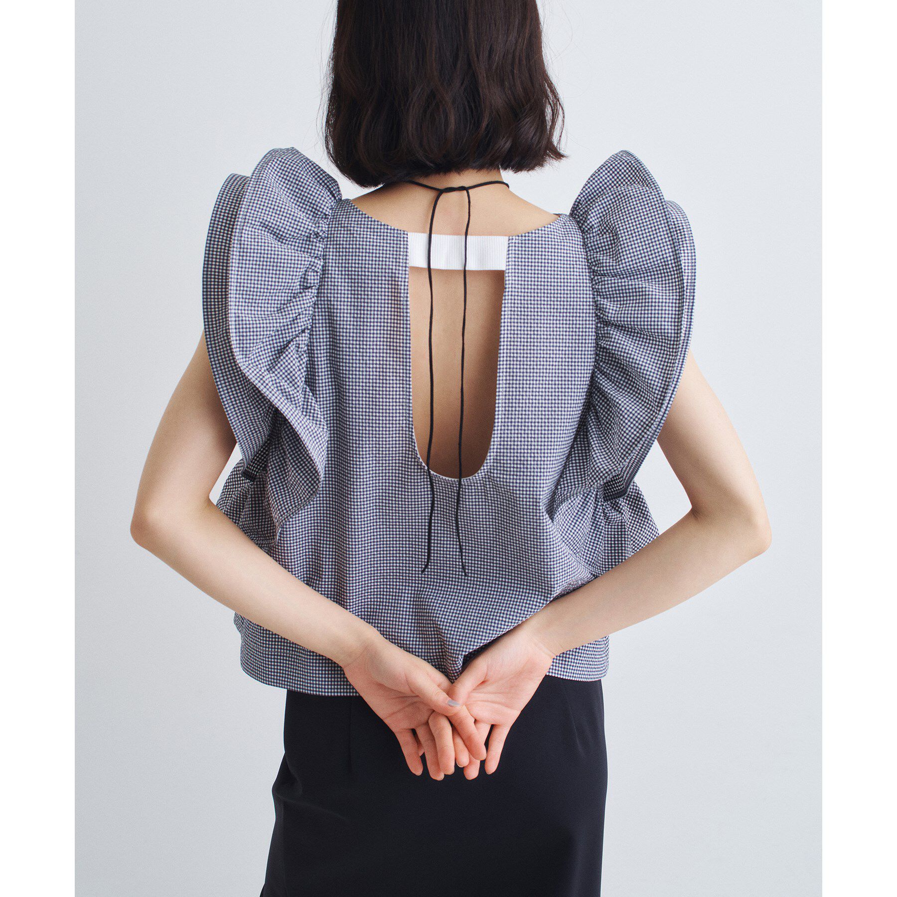 CODE A「ruffle drama blouse」|シャツ・ブラウス|