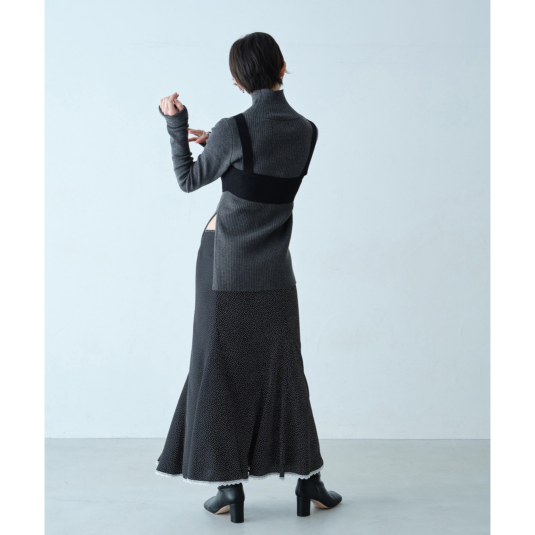 CODE A「femi dot skirt」|スカート|