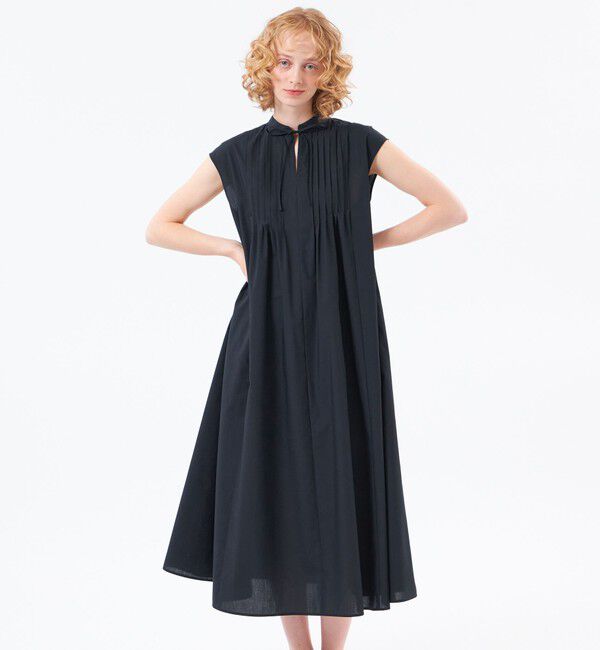 MACKINTOSH PHILOSOPHY「フロントタックフレアワンピース」|ワンピース|ネイビー