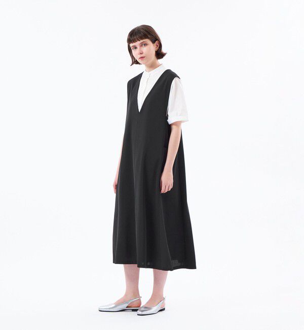 MACKINTOSH PHILOSOPHY「【CRANWELL JUMPER SKIRT(クランウェルジャンパースカート)】ドライツイル」|ワンピース|