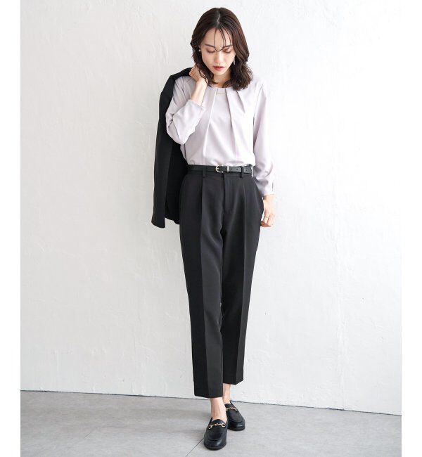 IKKA LOUNGE「ウォッシャブルテーパードパンツ」|その他|