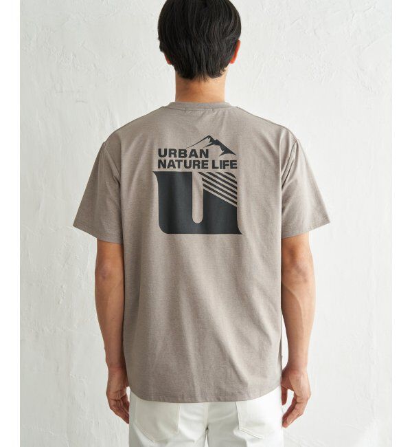 ikka「URBAN NATURE LIFE アーバンネイチャーライフ ドライSP冷感プリントTシャツ」|Tシャツ・カットソー|
