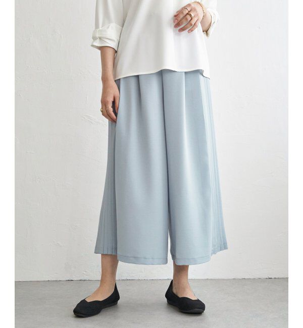 IKKA LOUNGE「冷感さらさらジョーゼットパンツ」|その他|
