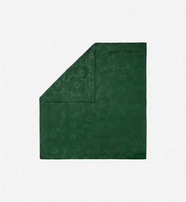 Marimekko「Unikko デュベカバー 240x220cm」|その他|ｸﾞﾘｰﾝ&times;ﾀﾞｰｸｸﾞﾘｰﾝ