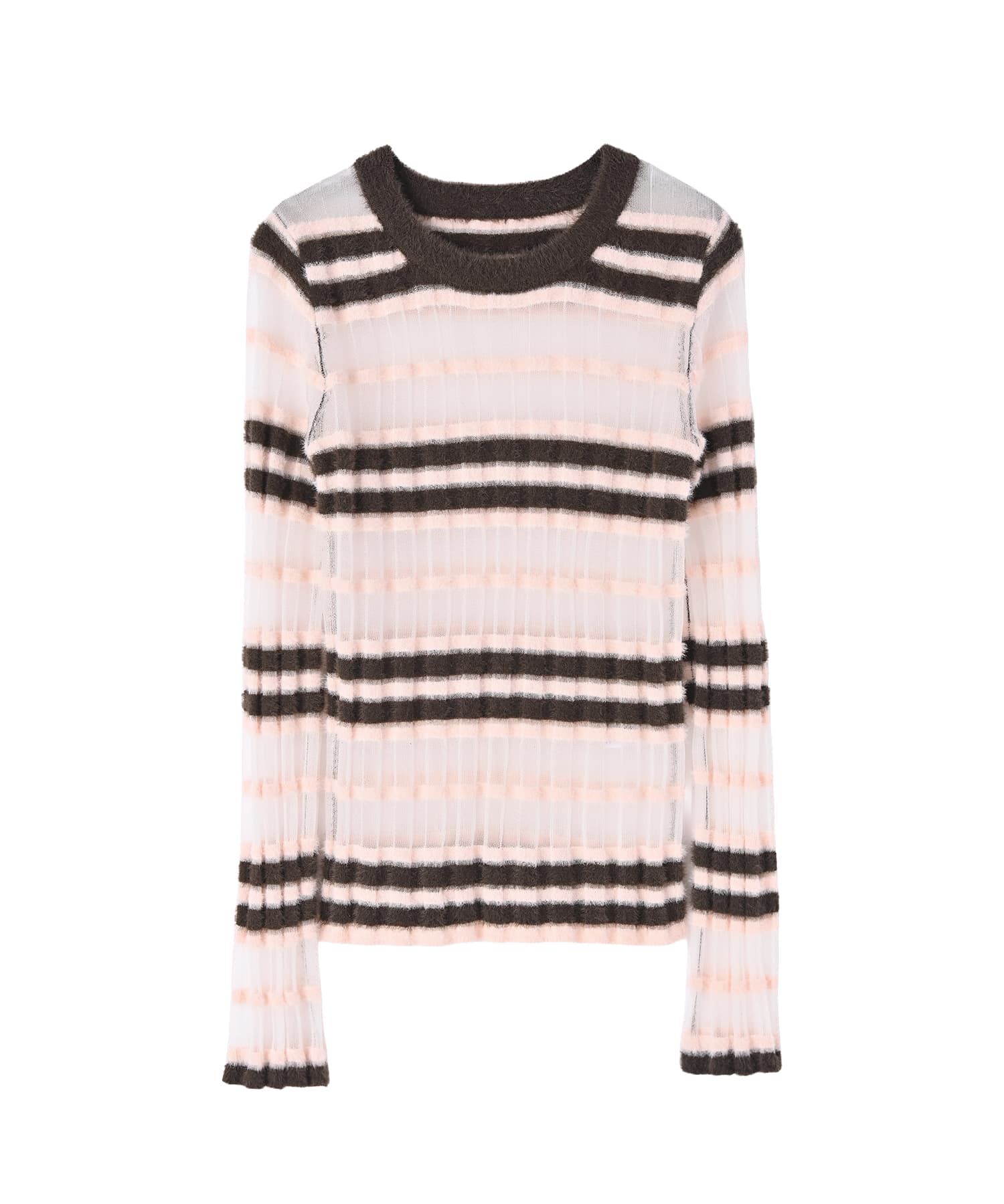 STYLE DELI「フェザーボーダーシアートップス」|Tシャツ・カットソー|