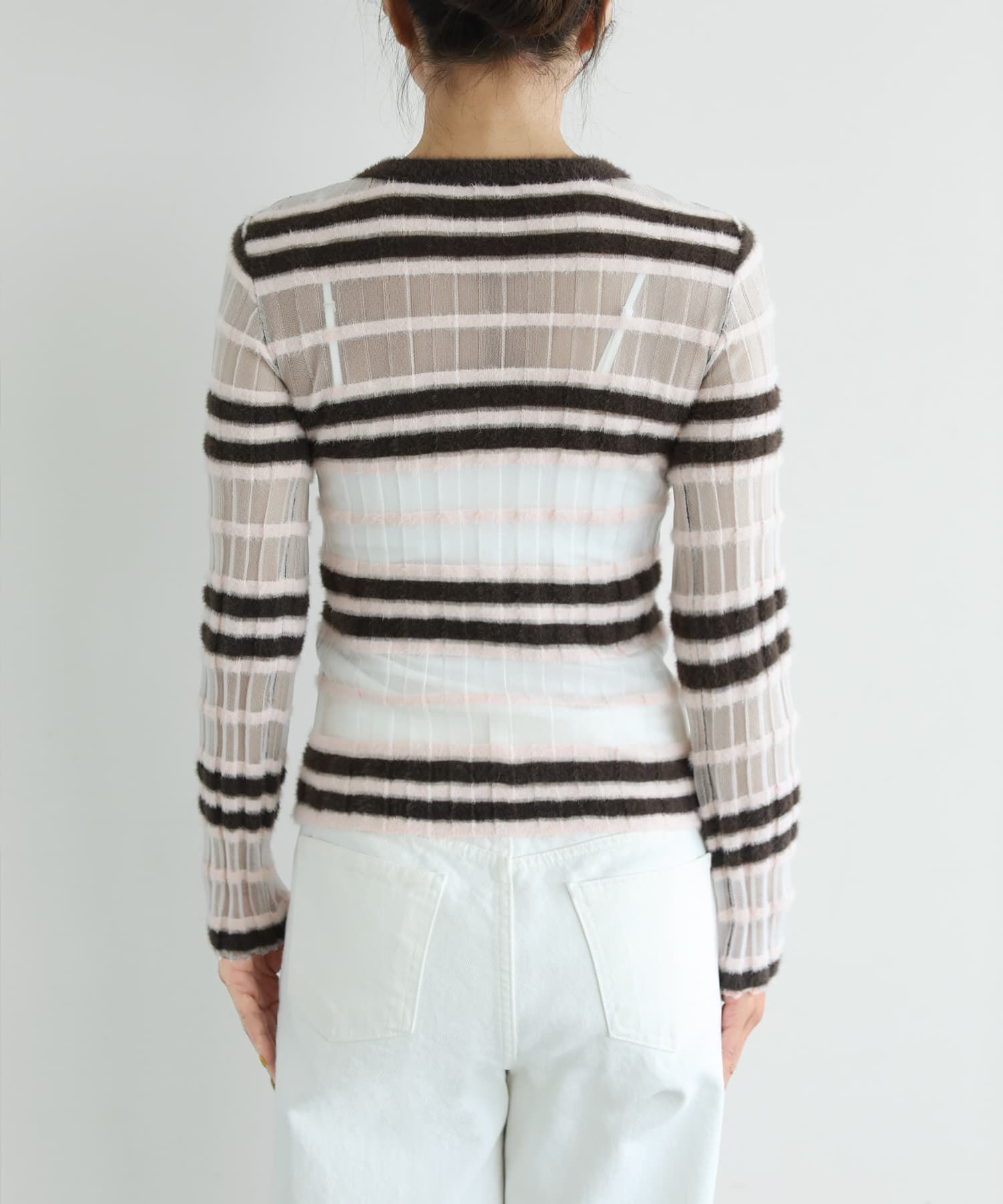 STYLE DELI「フェザーボーダーシアートップス」|Tシャツ・カットソー|