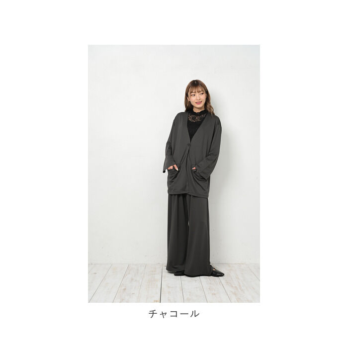BACKYARD FAMILY「高撥水 レディース ルームウェア セットアップ 通販 上下 普段着 ゆったり カジュアルスーツ」|ルームウェア|