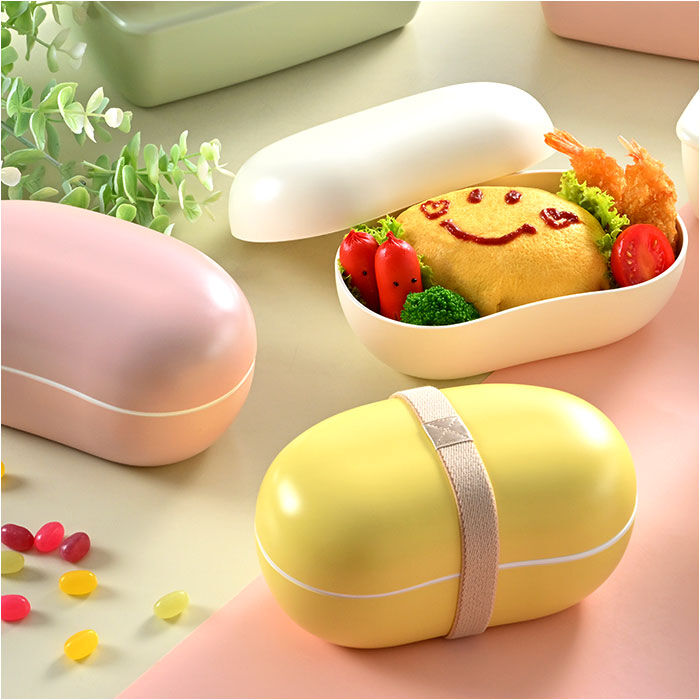 BACKYARD FAMILY「お弁当箱 ビーンズ 好評 ワンタッチランチ ランチボックス 弁当箱 さっと洗える 洗いやすい」|食器・キッチングッズ|