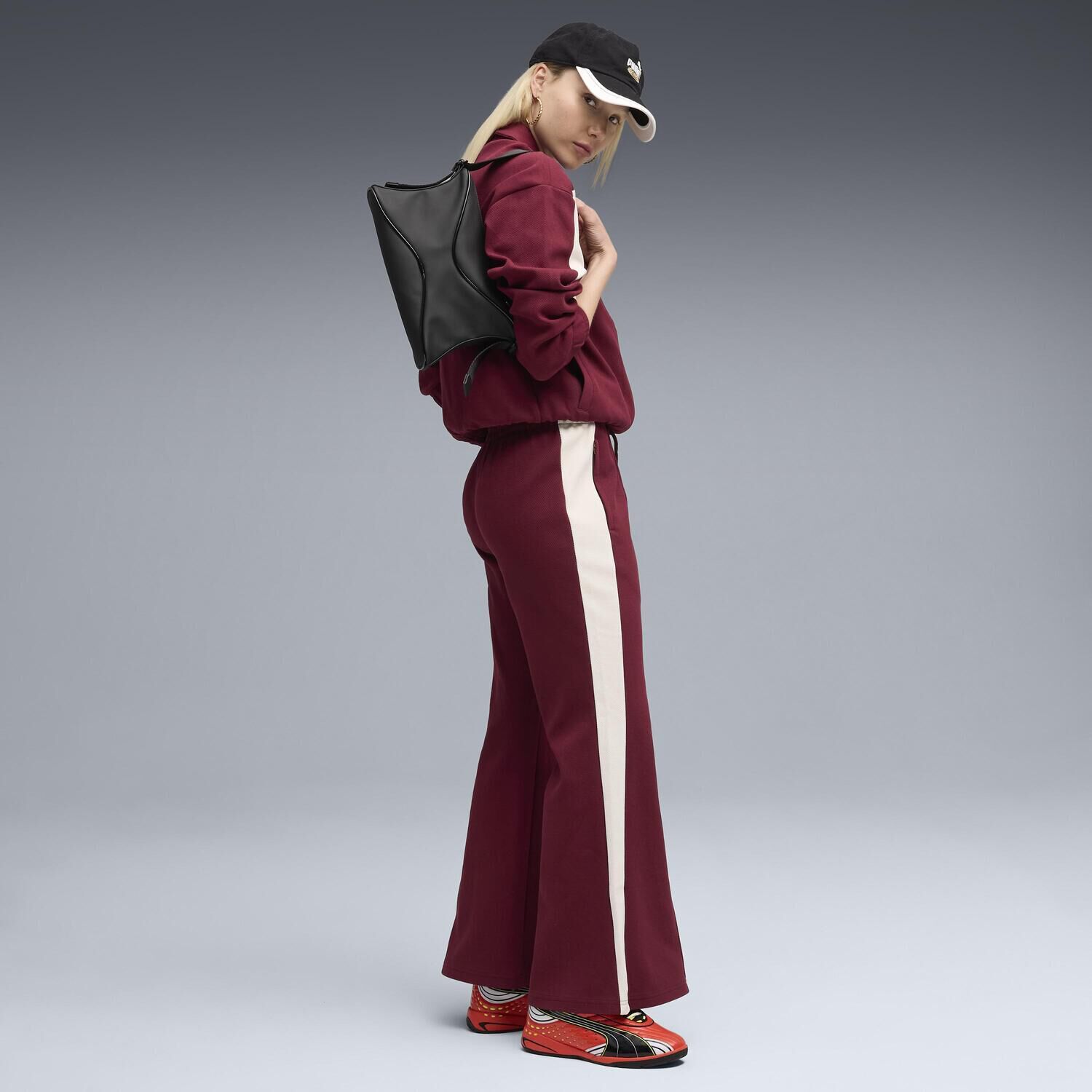 PUMA「【PUMA ｳｪｱ】W T7 FLARED PANTS」|チノ|
