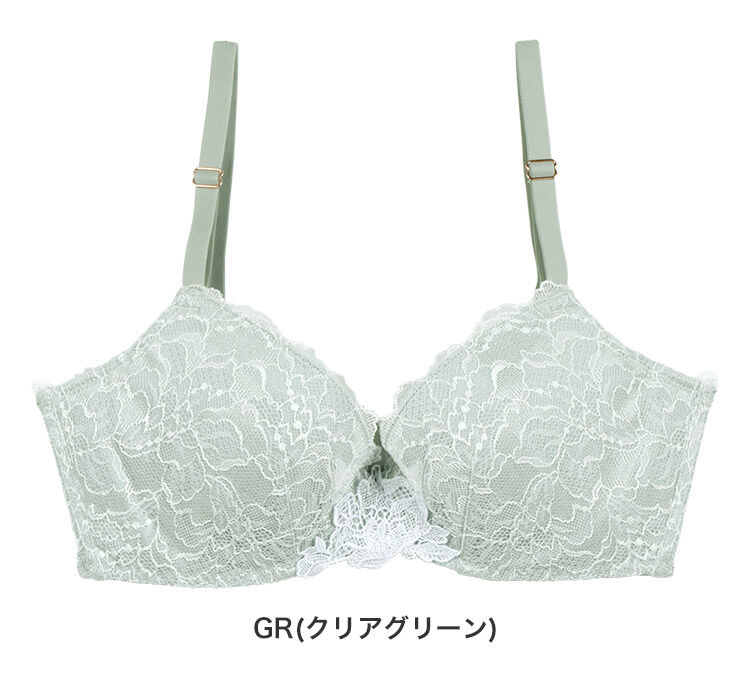 intesucre「アンテシュクレ らくしてキレイ ソフトワイヤータイプ ブラジャー単品 IBT328」|インナー|GR