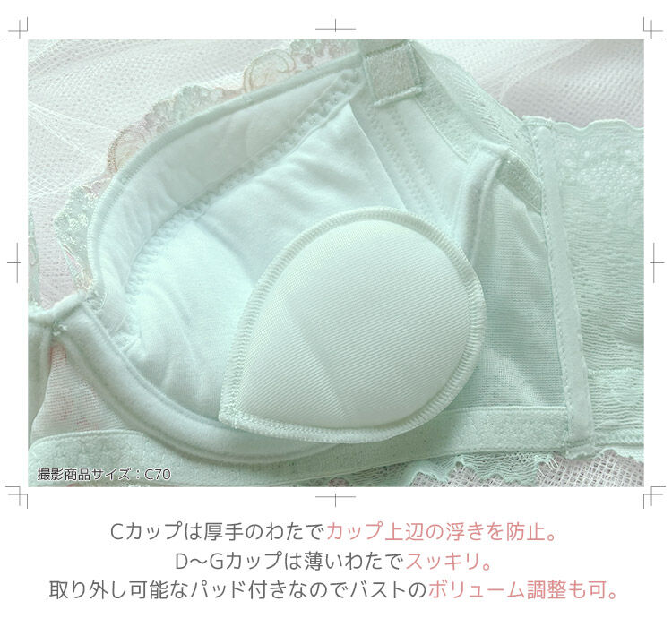 intesucre「アンテシュクレ  なでしこブラ スレンダースタイル ブラジャー単品  IBT379」|インナー|