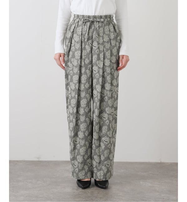 【最終値下げ】fumie tanaka 花柄 パンツ　スラックス FUMIE TANAKA（フミエタナカ）の「flower jacquard PA（その他