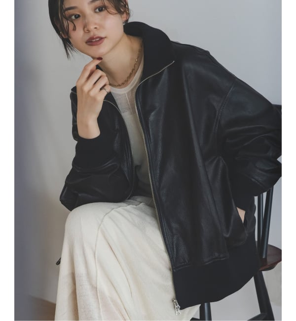 sissi フライトレザージャケット NOBLE別注》SISII/シシ FRIGHT JACKET（NOBLE）｜ルミネのファッション