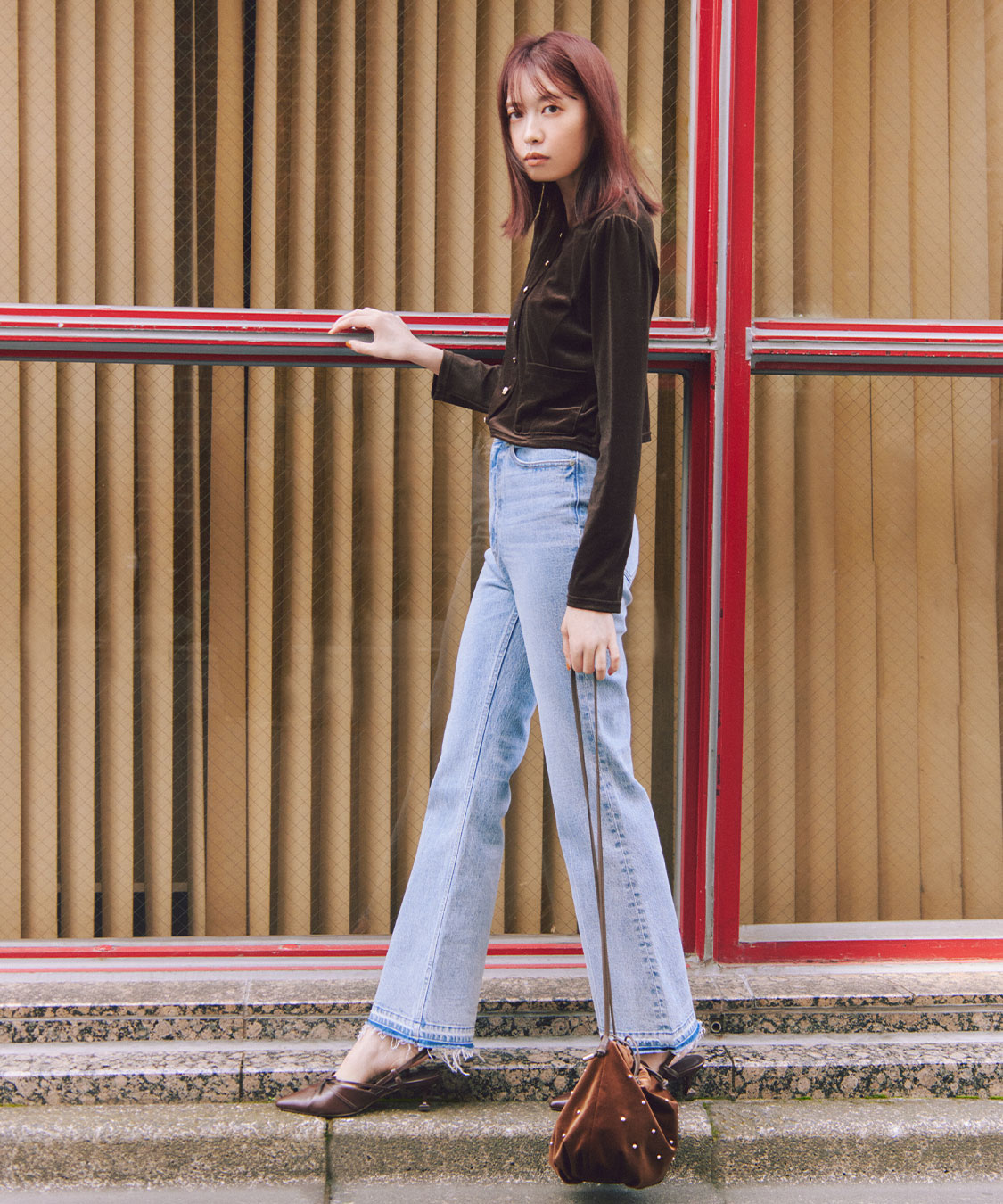 デニムフレアパンツ（COCO DEAL）｜ルミネのファッション通販