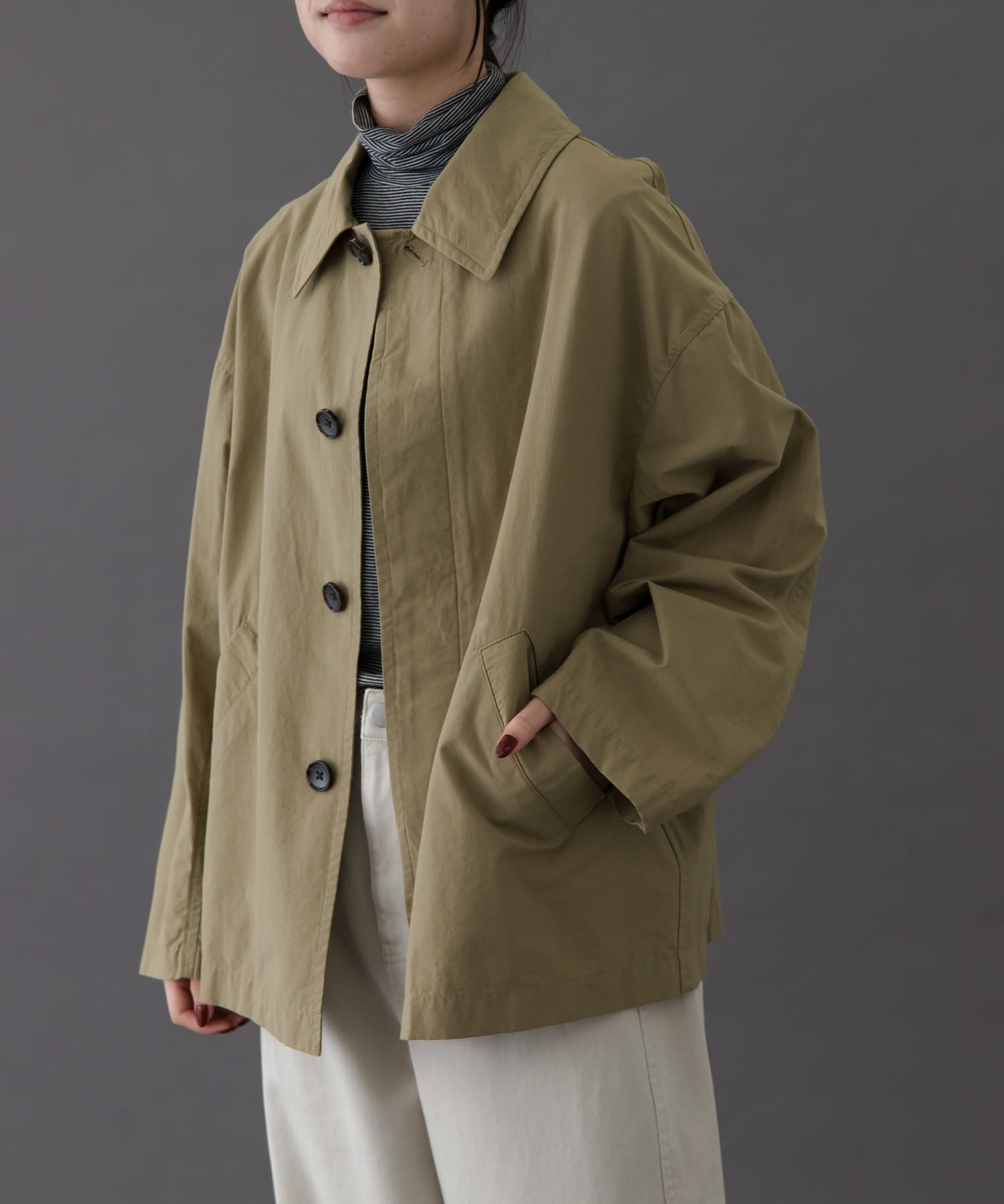 FORK&SPOON ステンカラーショートコート（URBAN RESEARCH DOORS