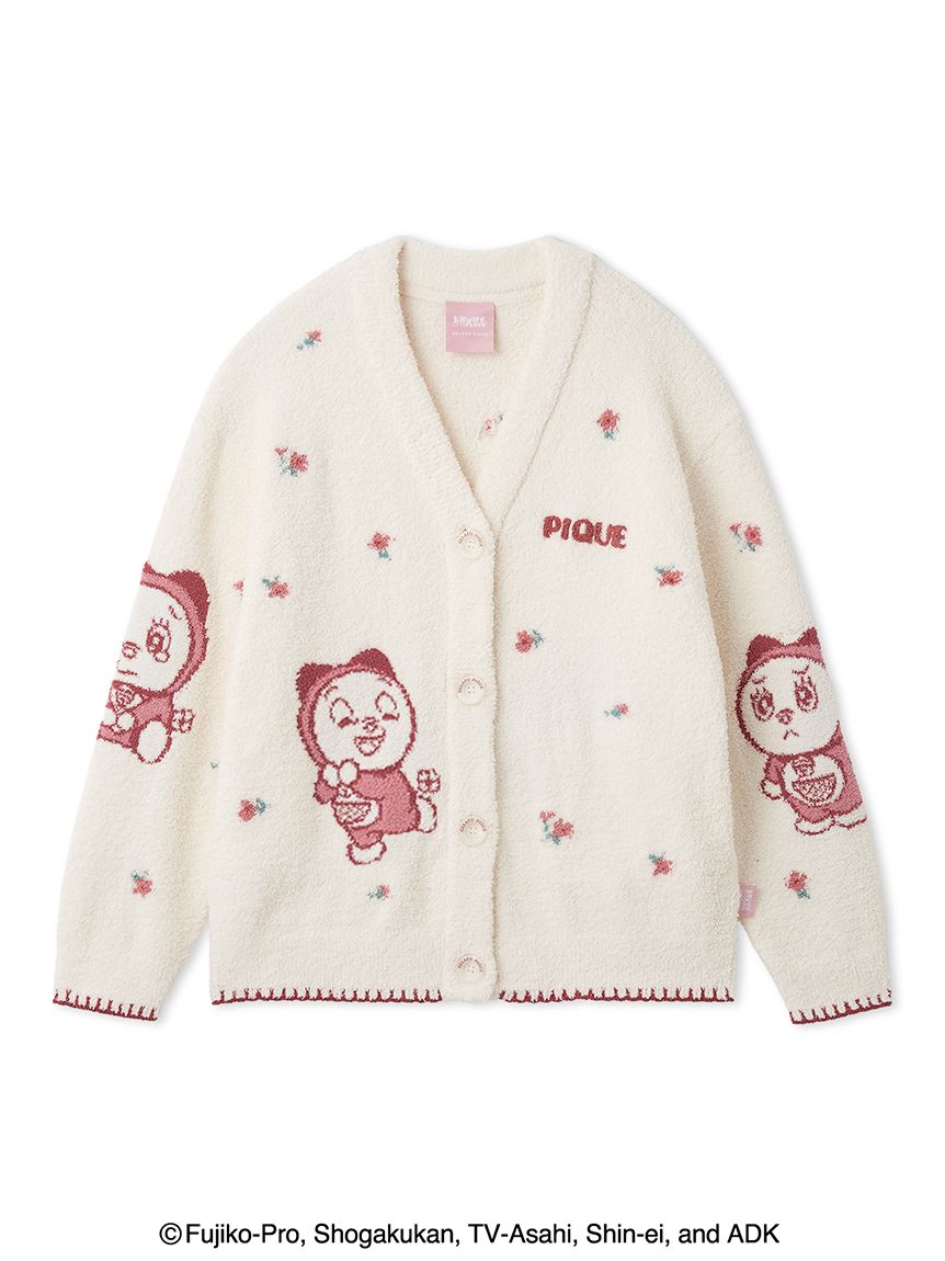 ドラえもん】【レディース】ベビモコジャガードカーディガン（gelato