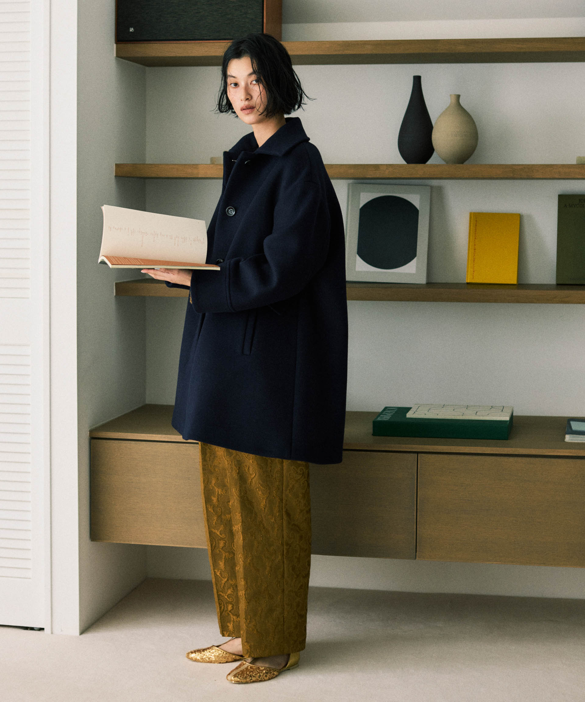 希少 美品 MIU MIU ウール Aライン デザイン ステンカラーコート 40 MIU MIU ウール Aライン フーデッドステンカラーコート 40 - メルカリ