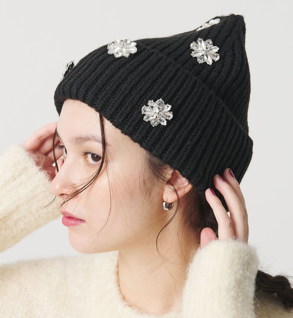 UGG＞エンベリッシュド ニット カフ ビーニー（BEAUTY&YOUTH UNITED