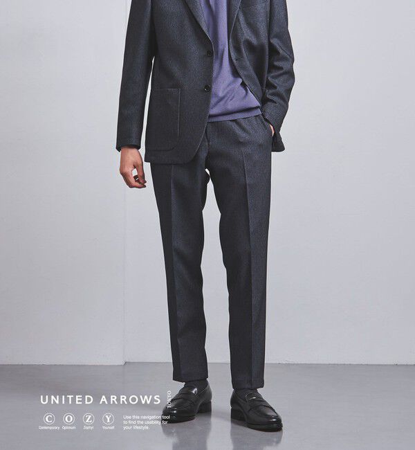 モテ系メンズファッション|【ユナイテッドアローズ/UNITED ARROWS】 テック デニム ノープリーツ パンツ UA COZY -撥水・ウォッシャブル-