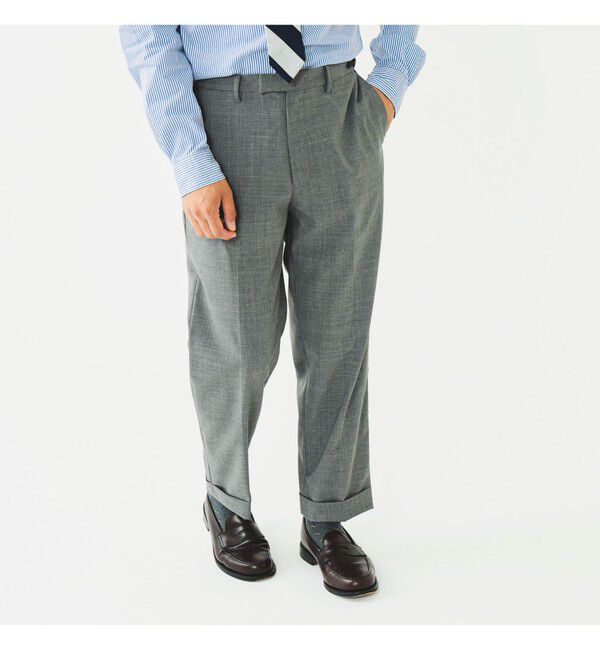 人気ファッションメンズ|【ビームス　メン/BEAMS MEN】 IVY Trousers AnkleCut Combat Wool Tropical