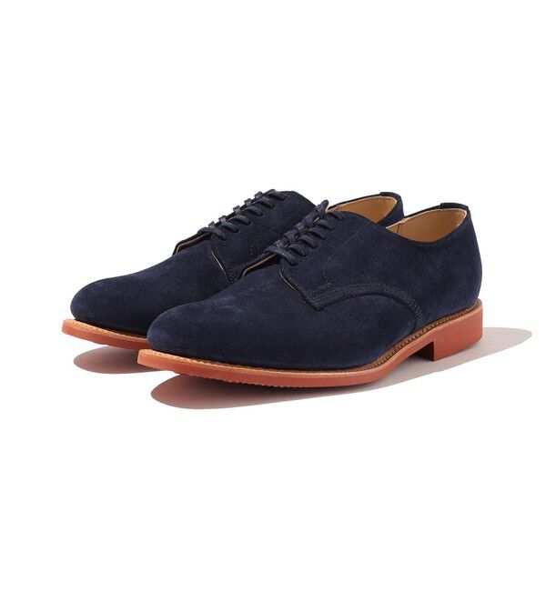 ファッションメンズなら|【シップス/SHIPS】 【Southwick別注】SANDERS: Navy Suede Officer Shoe