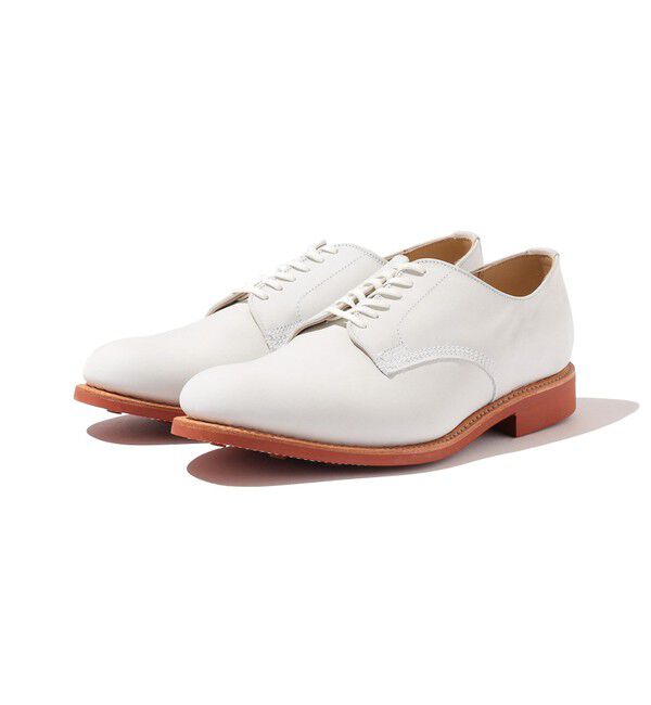 モテ系メンズファッション|【シップス/SHIPS】 【Southwick別注】SANDERS: White Nubuck Officer Shoe