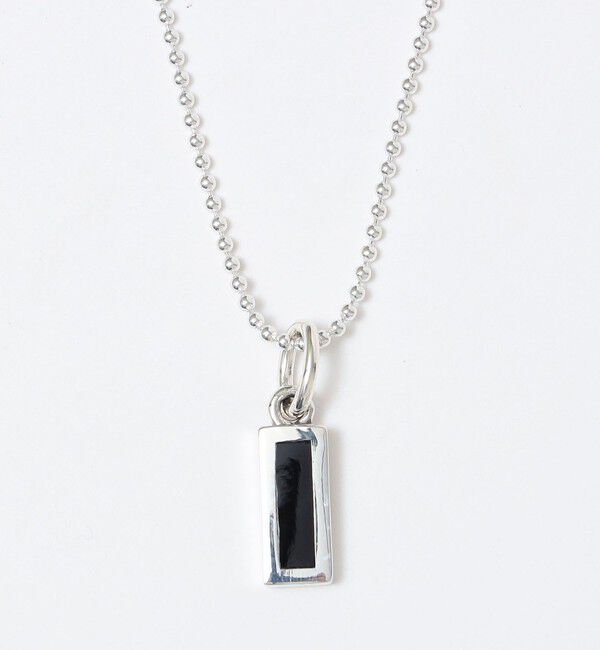 モテ系ファッションメンズ|【シップス/SHIPS】 XOLO: RECTANGLE WITH ONYX NECK ネックレス